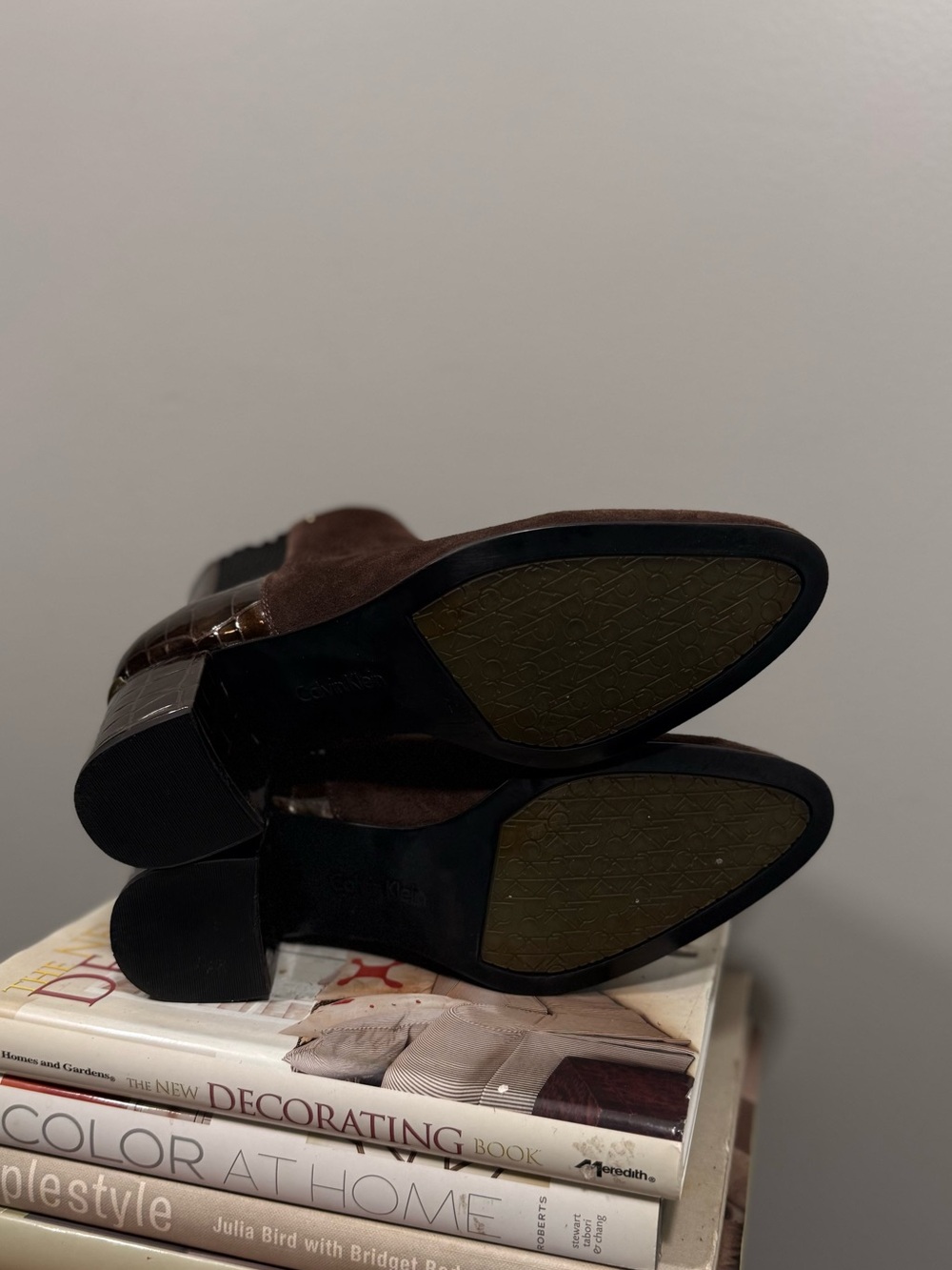 Calvin Klein Women’s Brown Suede Ankle Boots - Picture 12 of 16